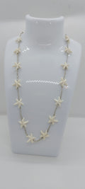 Pendentif Étoile de Mer – Orné de Coquillages Blanc Beige