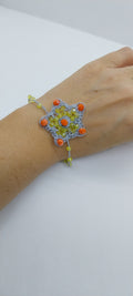 Yellow & Orange Star Bracelet