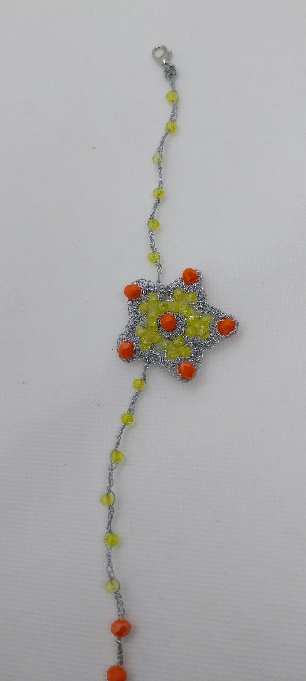 Yellow & Orange Star Bracelet