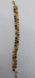 Bracelet Perles Cristal Marron – Grosses Perles