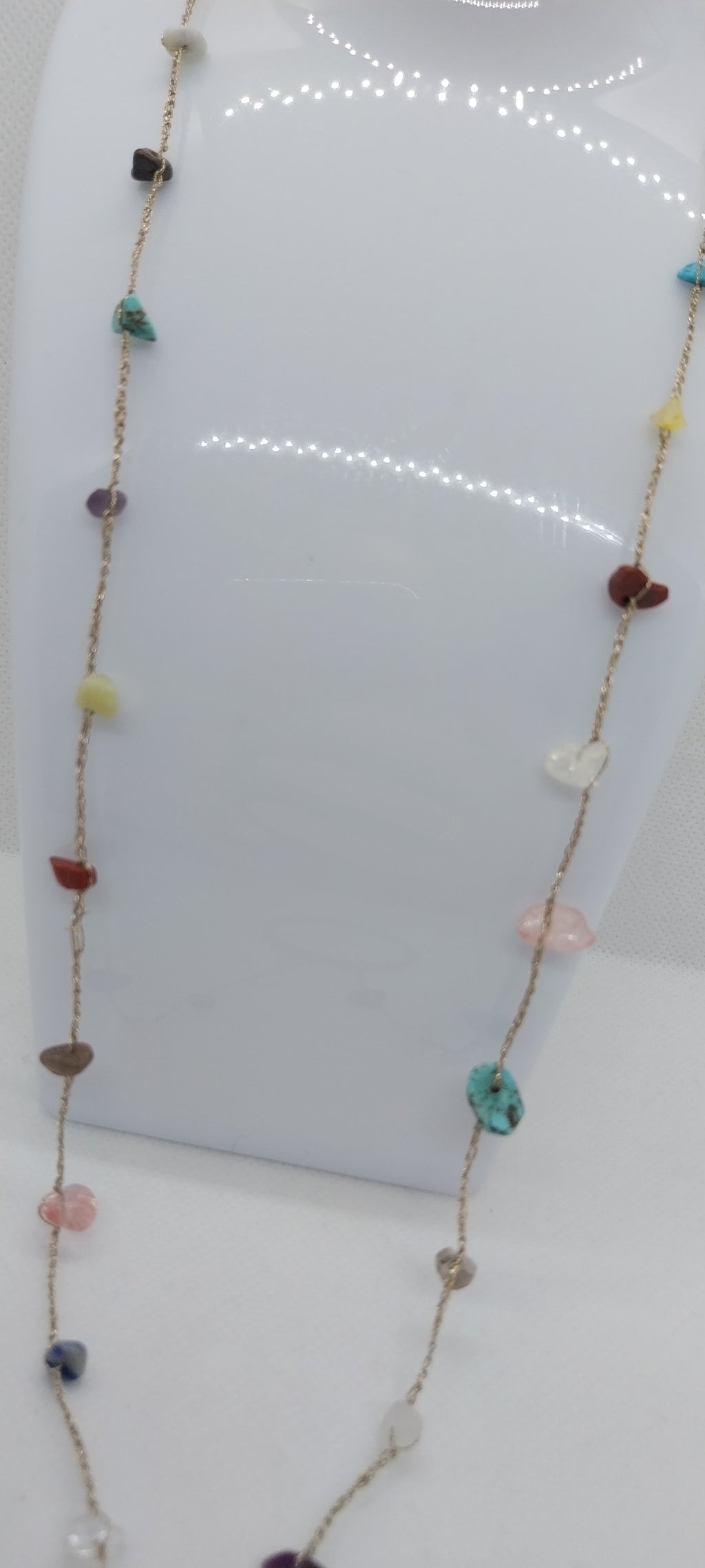 Eyeglass holder with gemstone